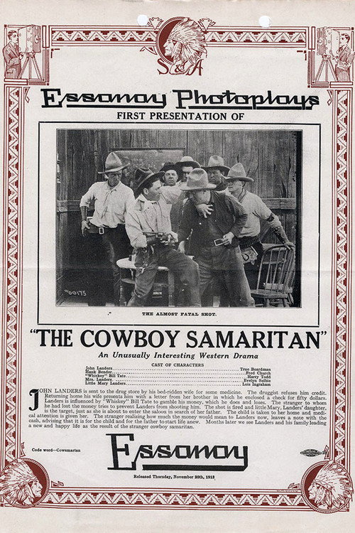 The Cowboy Samaritan Poster