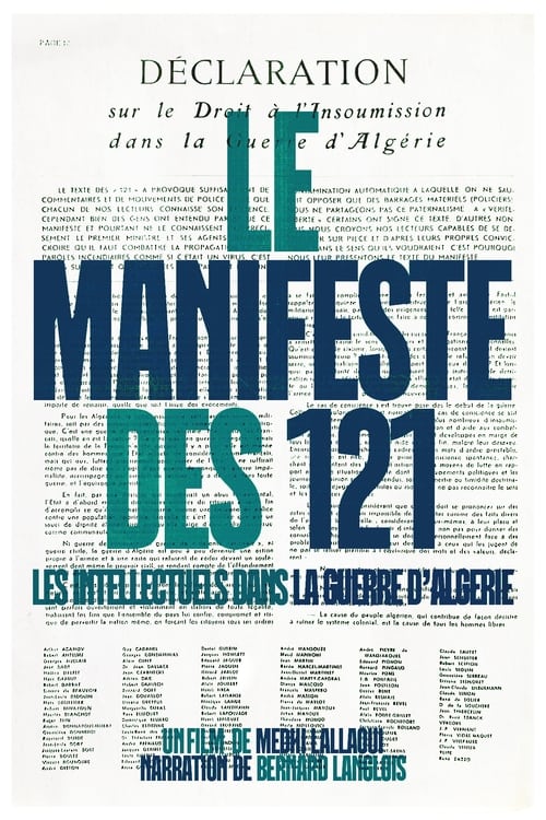 Manifesto of the 121 Poster