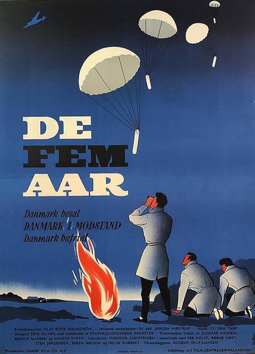 De fem år Poster
