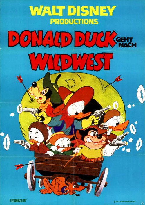 Donald Duck Goes West Poster