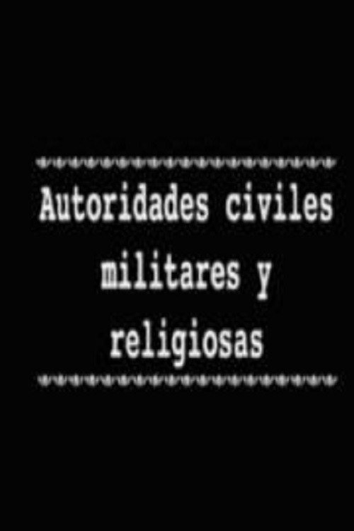 Autoridades civiles militares y religiosas Poster