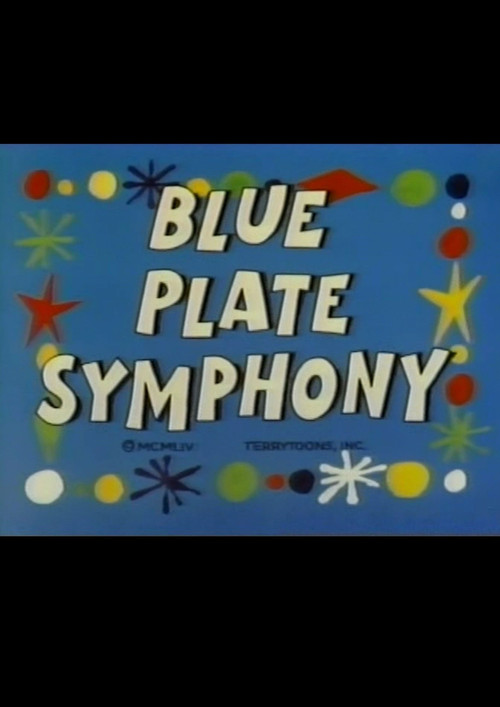 Blue Plate Symphony Poster