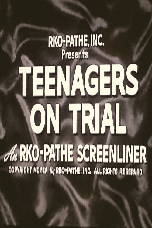 Teenagers on Trial Poster