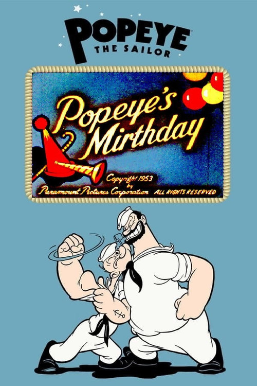 Popeye's Mirthday Poster