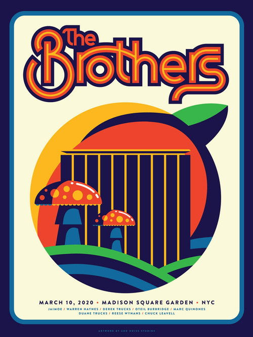 The Brothers - Madison Square Garden 3/10/2020 Poster