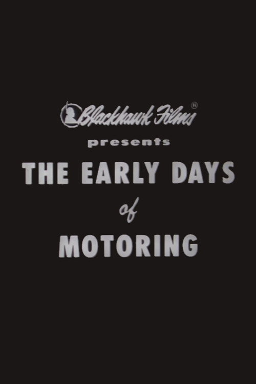 The Early Days of Motoring Poster
