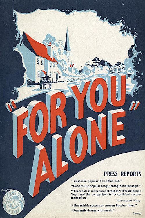 For You Alone Poster