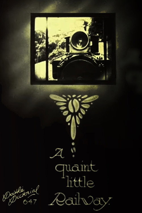 A Quaint Little Railway Poster