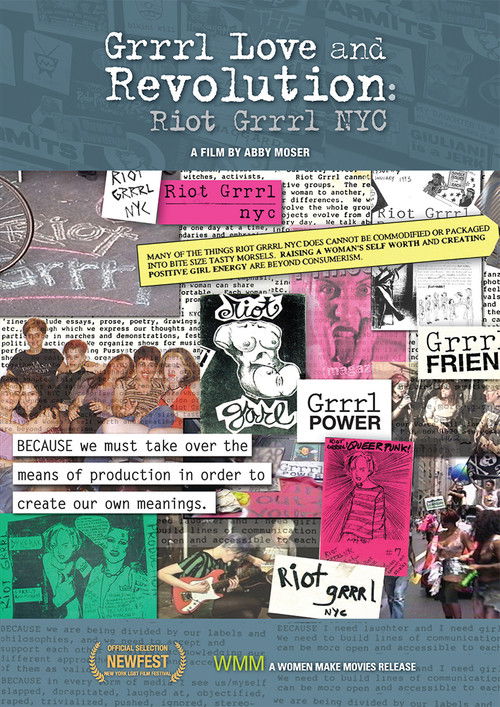Grrrl Love and Revolution: Riot Grrrl NYC Poster