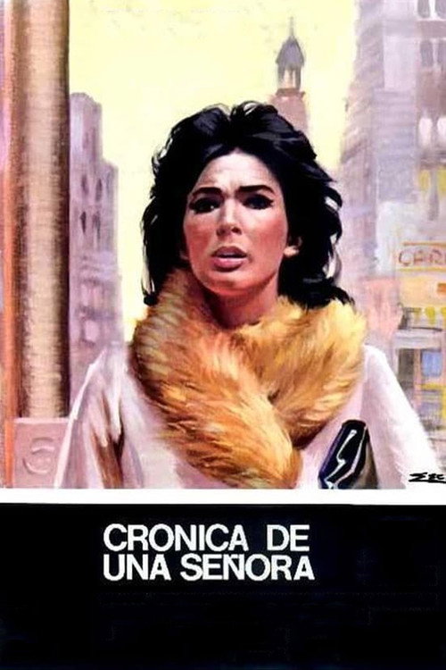 Crónica de una señora Poster