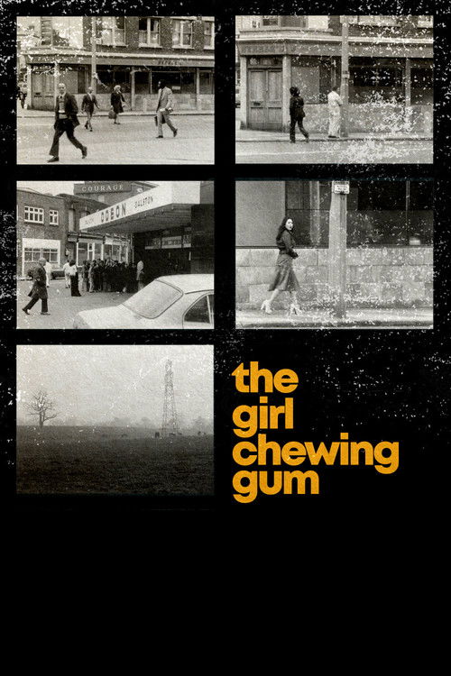 The Girl Chewing Gum Poster