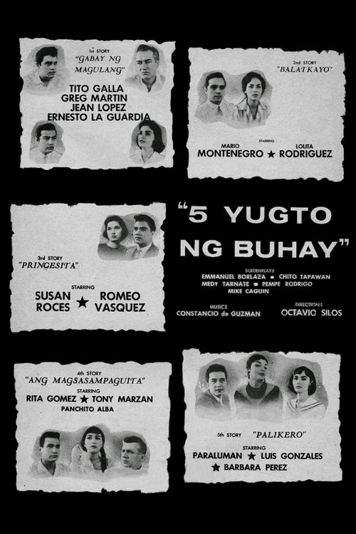 5 Yugto ng Buhay Poster
