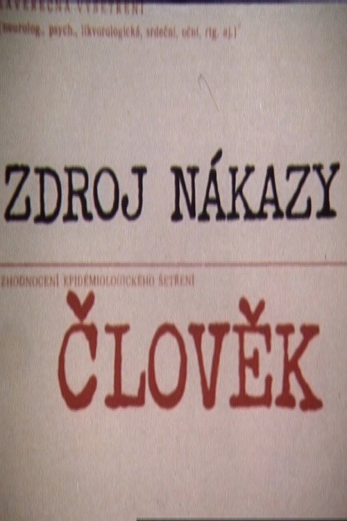 Zdroj nákazy: Člověk Poster