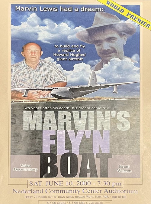 Marvins Fly'n Boat Poster