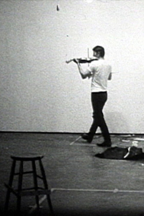Playing a Note on the Violin While I Walk Around in the Studio Poster