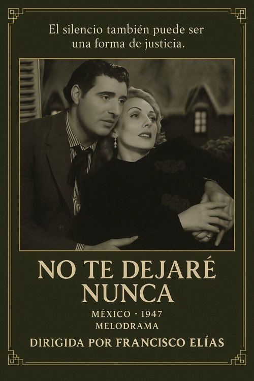 No te dejaré nunca Poster
