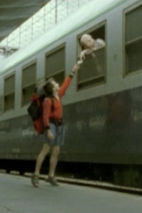 On a Train Poster