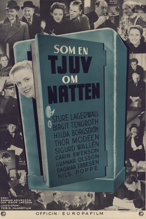 ...som en tjuv om natten Poster