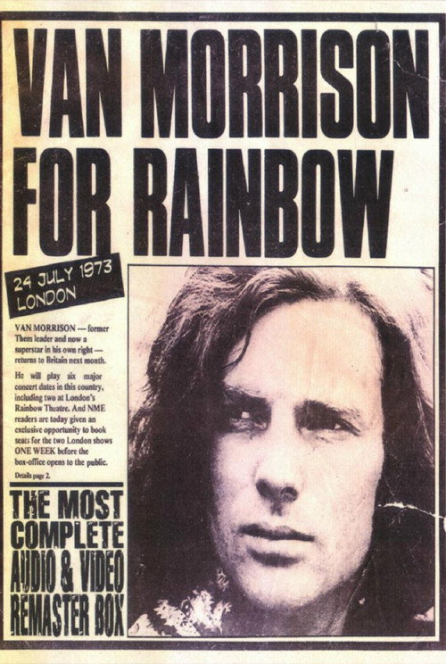 Van Morrison: Live at The Rainbow Poster