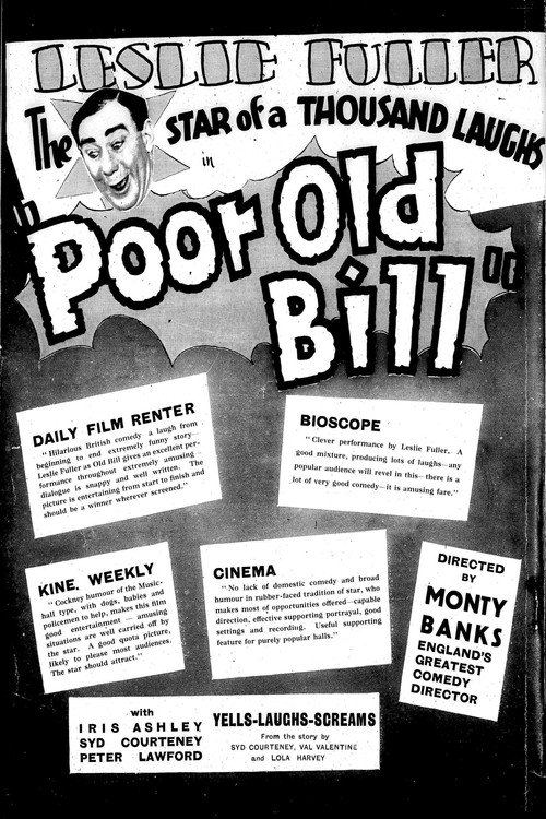 Poor Old Bill Poster