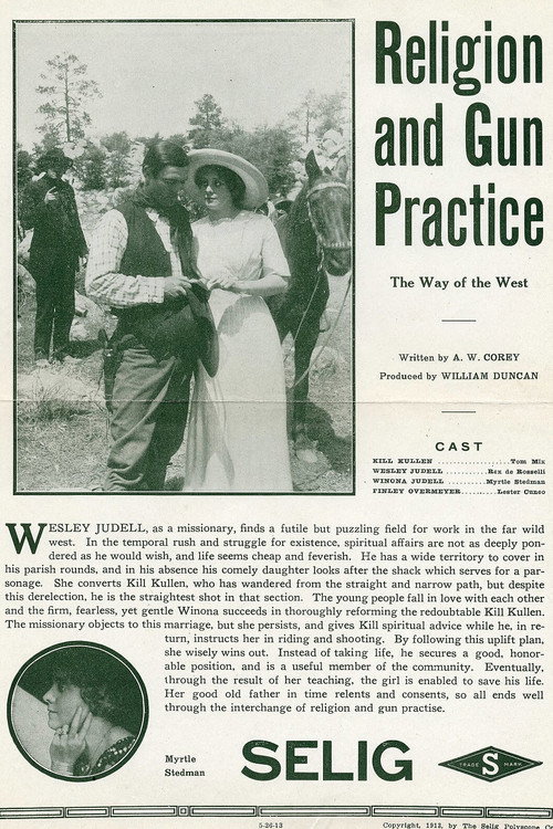 Religion and Gun Practice Poster
