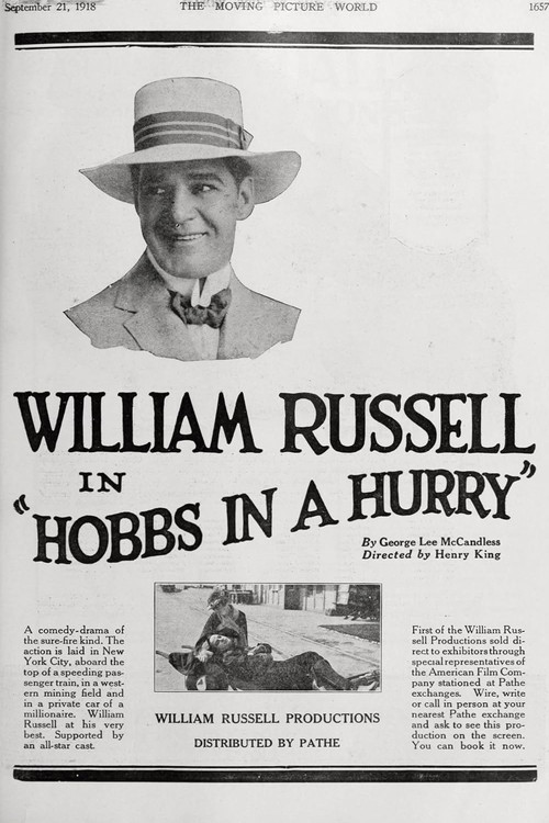 Hobbs in a Hurry Poster