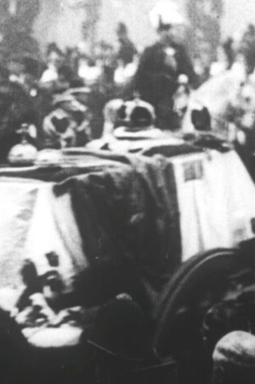 Obseques de la Reine Victoria en 1901. Cortège funèbre de militaires “horse guards”. Poster