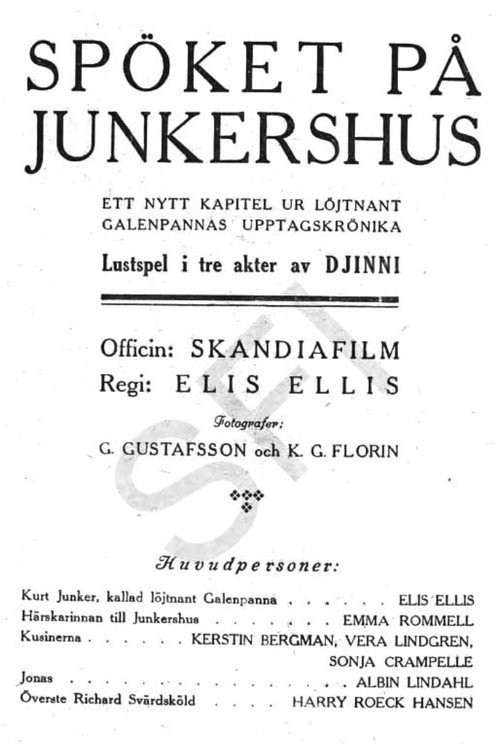 Spöket på Junkershus Poster