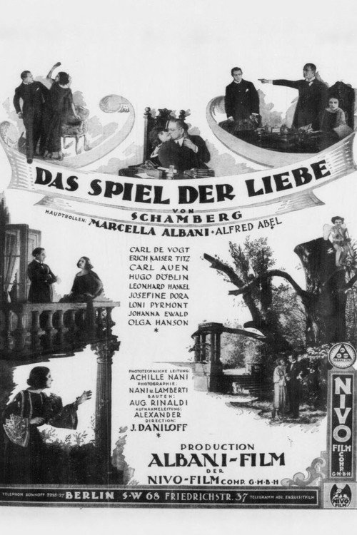 Das Spiel der Liebe Poster