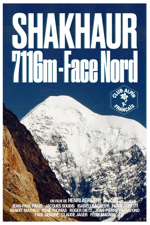 Shakhaur 7116m, Face Nord Poster