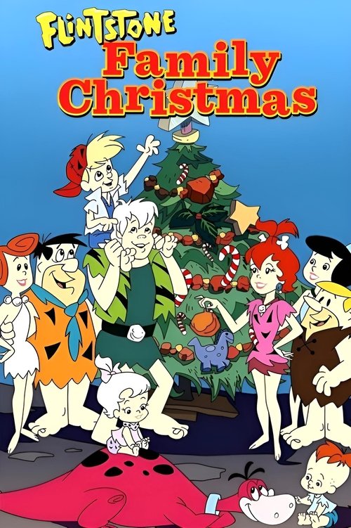 Flintstone Family Christmas Poster