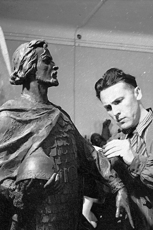 Sculptor Vasyl Borodai Poster
