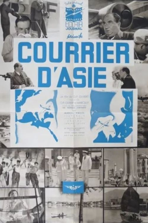 Courrier d'Asie Poster