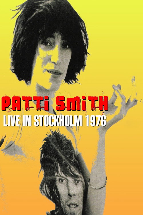 Patti Smith Live in Stockholm 1976 Poster