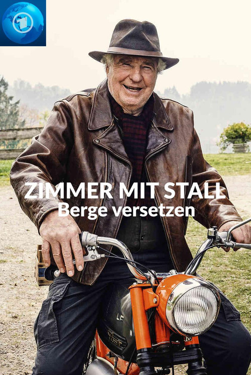 Zimmer mit Stall - Berge versetzen Poster