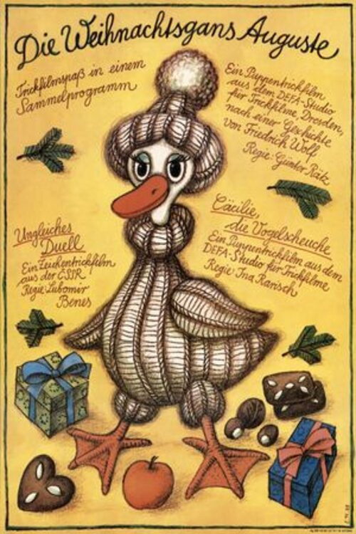 Auguste the Christmas Goose Poster