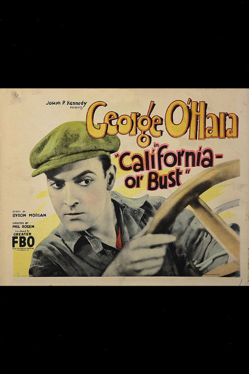California or Bust Poster