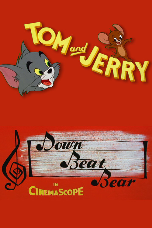 Down Beat Bear Poster