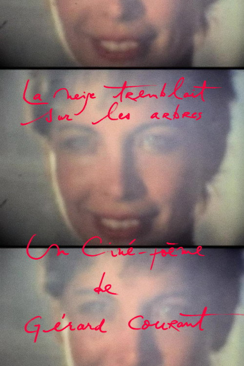 La Neige tremblait sur les arbres Poster