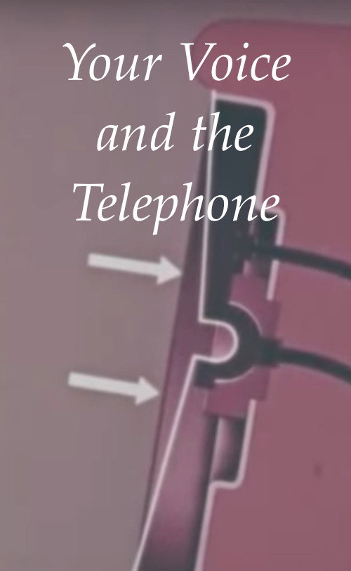 Your Voice and the Telephone Poster