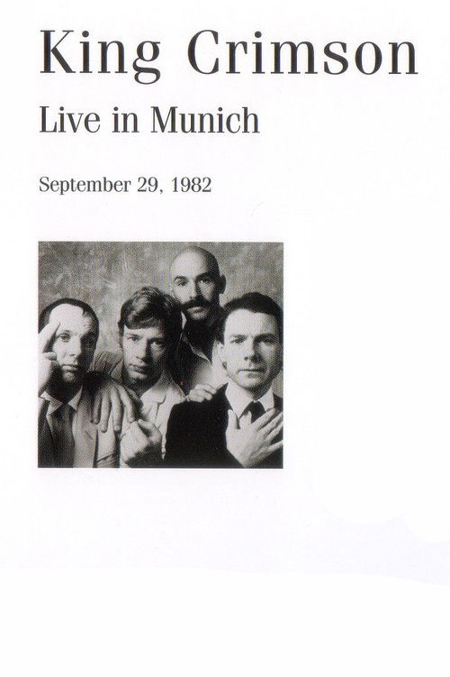 King Crimson: Live in Munich, 1982 Poster