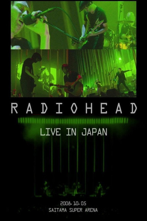 Radiohead: Live in Japan 2008 Poster