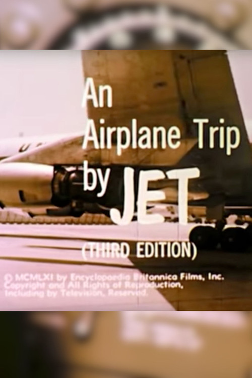 An Airplane Trip By Jet Poster