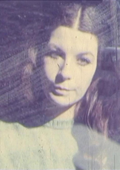 Sonata: Gray Picture/Woman's Picture/Blue Picture & White Frame Poster