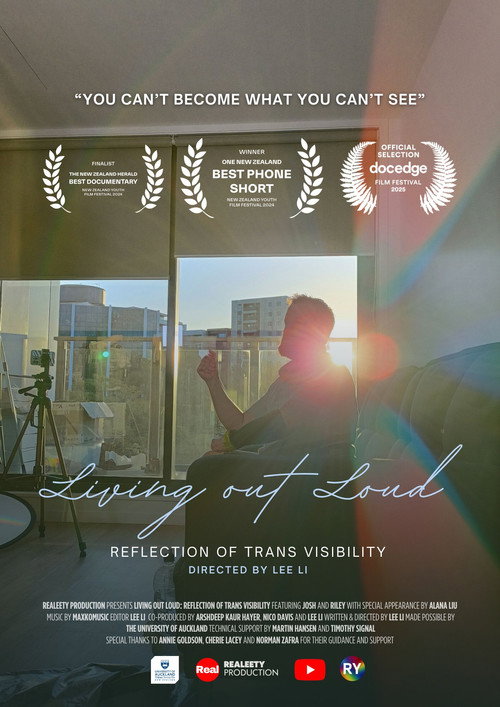 Living Out Loud: Reflection of Trans Visibility Poster