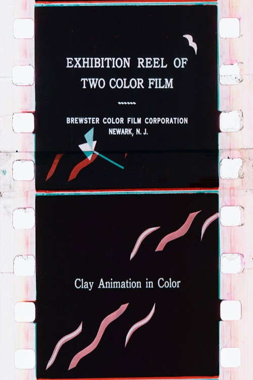 Exhibition Reel of Two Color Film Poster