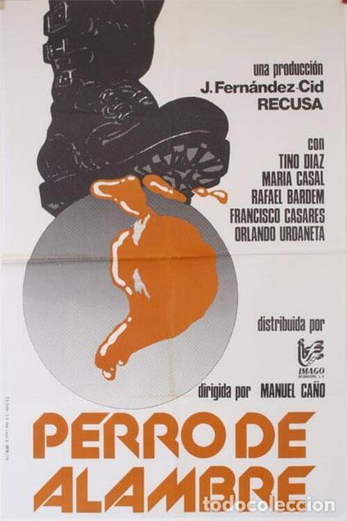 Perro de alambre Poster