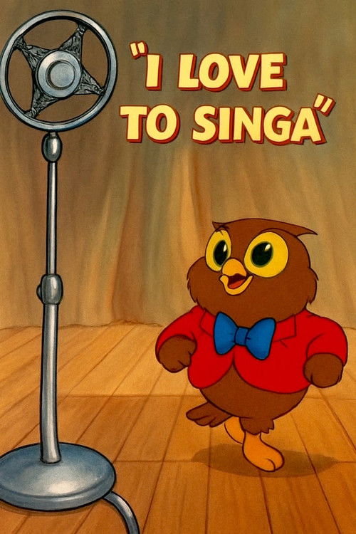 I Love to Singa Poster