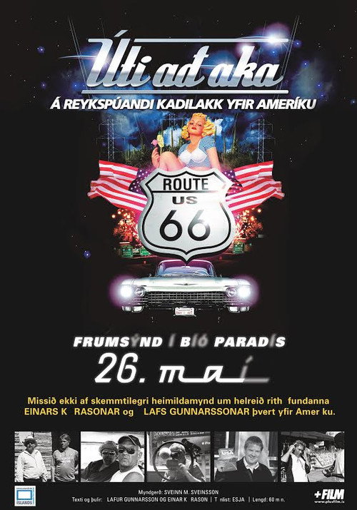 Úti að aka - Á reykspúandi kadilakk yfir Ameríku Poster