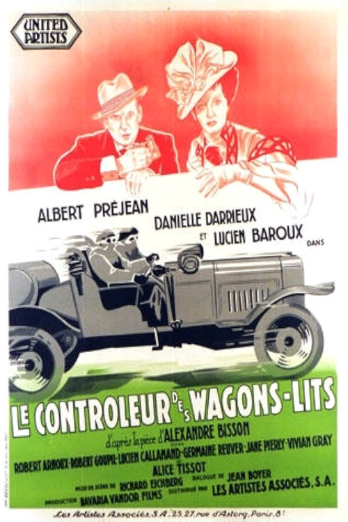 Inspector of the Red Cars Poster